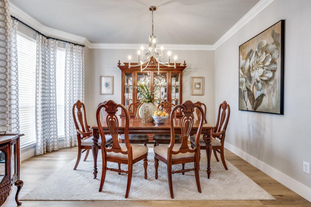 LeBlanc project dining room after the remodel by Landry Designs