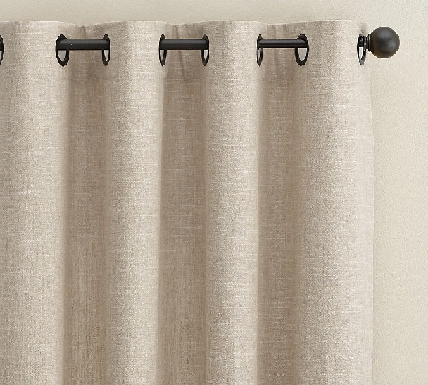 Store-bought window treatment example
